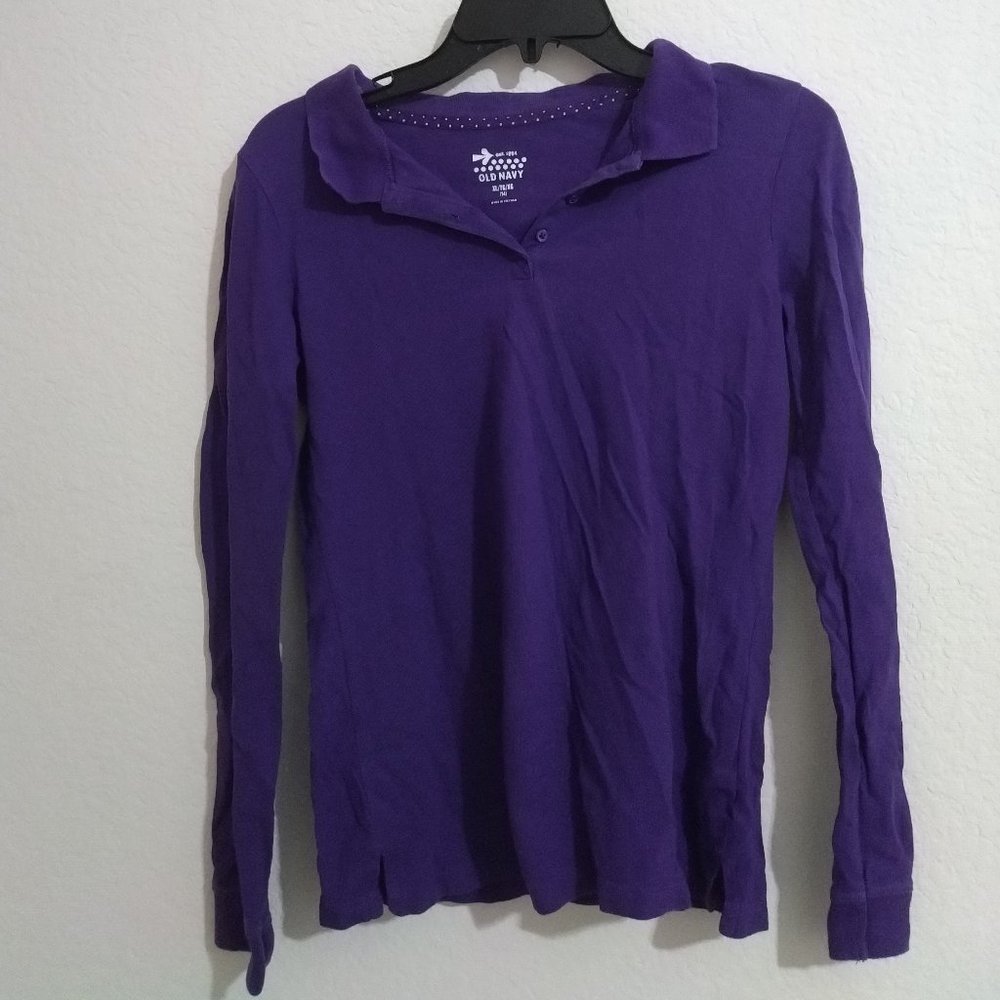 Old Navy Purple Polo